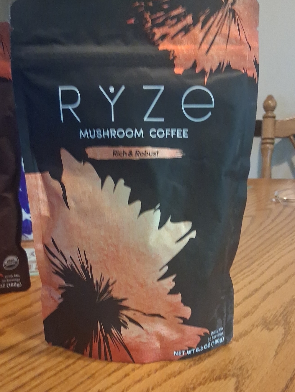 Mushroom Coffee - Rich & Robust (Black with Copper Accents)
